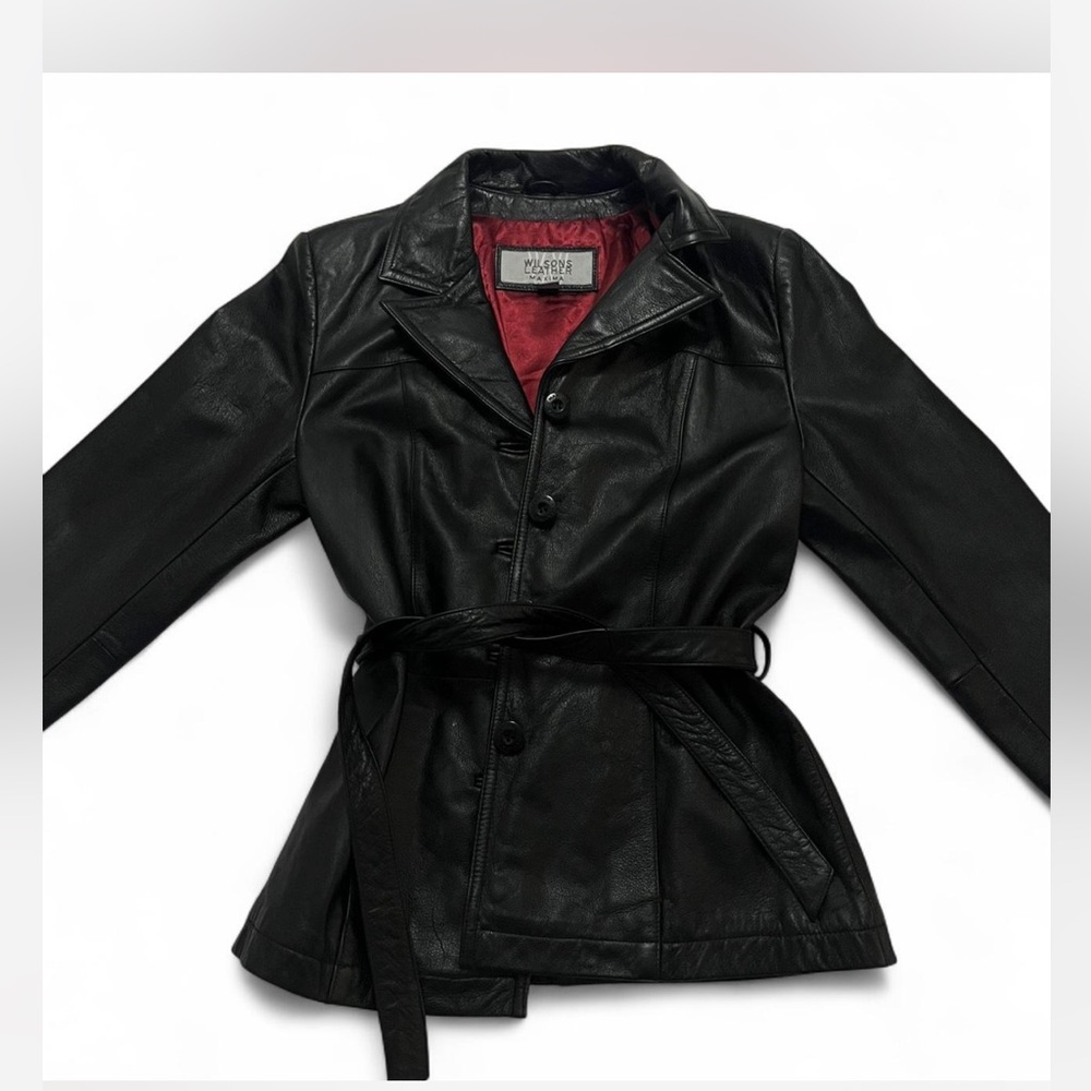 Wilsons Leather Black Jacket